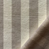 Striped Micro Bamboo Terry RAYE Ecru / Pebble